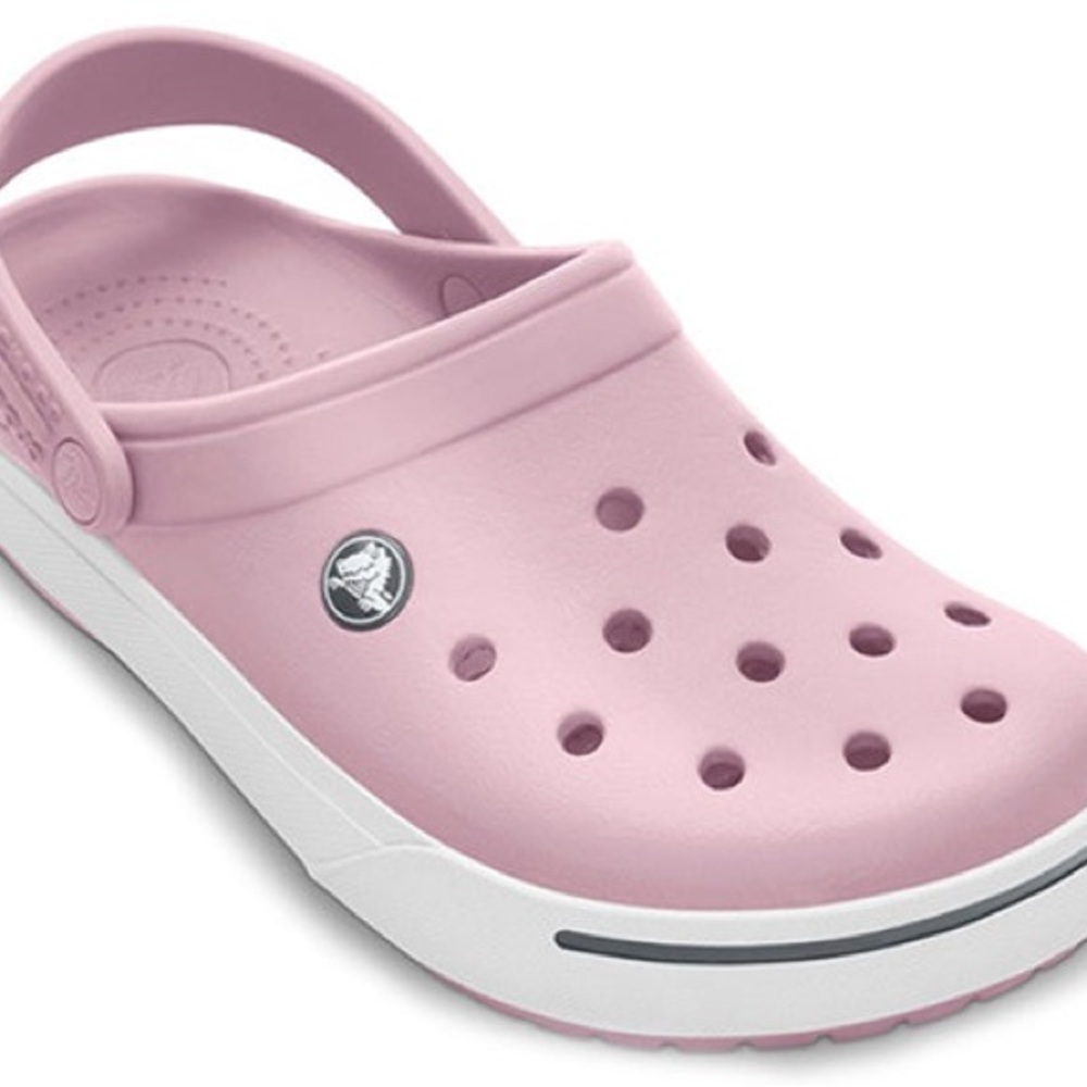 Crocs Beach Pink Sandals Unisex Crocband Pearlized Clog Pink
 M6 W8 Pink 
 28580 - Picture 7 of 9